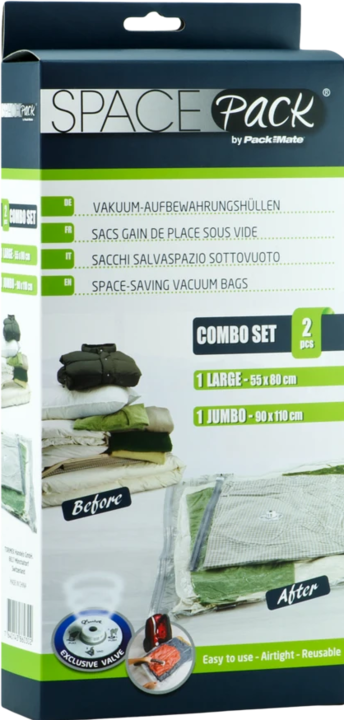 Image du produit Torimex Sacs sous vide Space Pack Combo Set 2 pièces