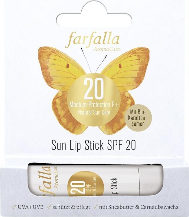 Actual product image Farfalla Lip Stick SPF20 4.6 g (Lip balm, 4 ml)