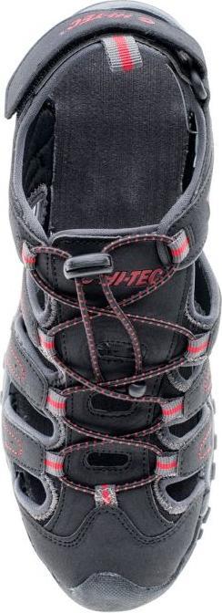 Actual product image Hi-Tec Black and red Tiore sandals for men, size 42 (42)