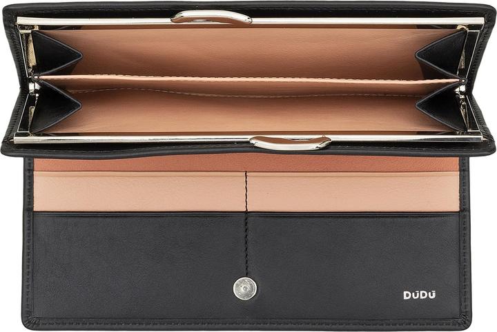 Actual product image Dudu Chiloé wallet RFID protection leather 19.5 cm