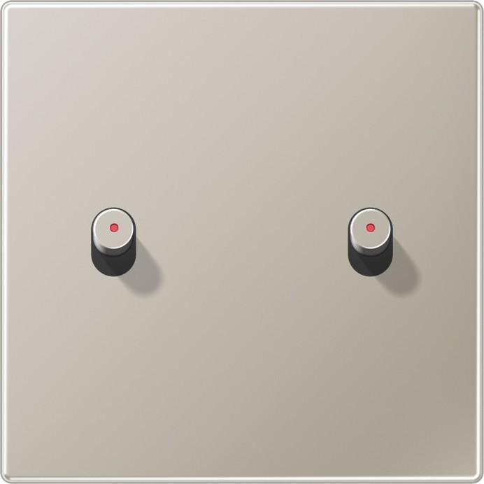 Thumbnail - JUNG Knebel Schalter LS 1912 edst mt ES12-5KOR1, Taster + Schalter, Silber