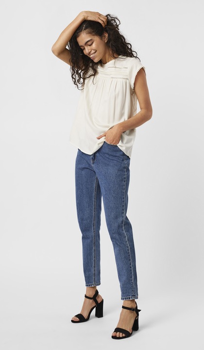 Produktbild Vero Moda Spitze Oberteil mit kurzen Ärmeln (XS)