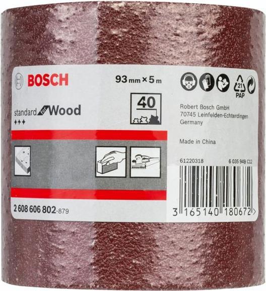Produktbild Bosch Professional Zubehör Schleifrolle C410 Standard for Wood and Paint, 93 mm, 5 m, 40 (40)