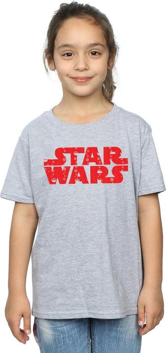 Image du produit Star Wars - T-shirt CHRISTMAS LOGO - Fille (152, 158)
