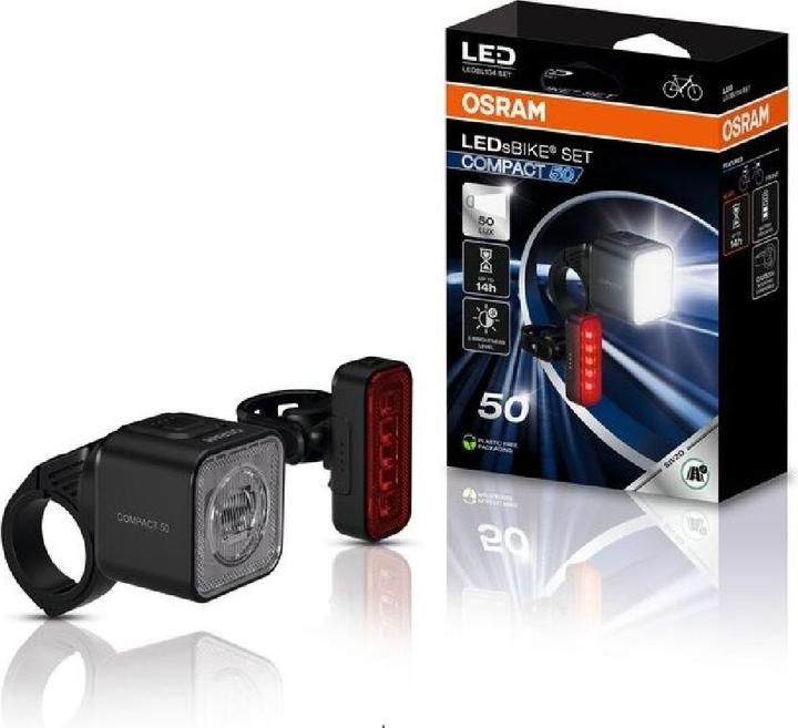 Immagine prodotto Osram Set di luci per bicicletta a LED (110 lm)