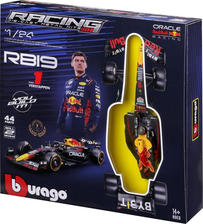 Productafbeelding Bburago Red Bull F1 RB19 1/24 Kit Verstappen 2024