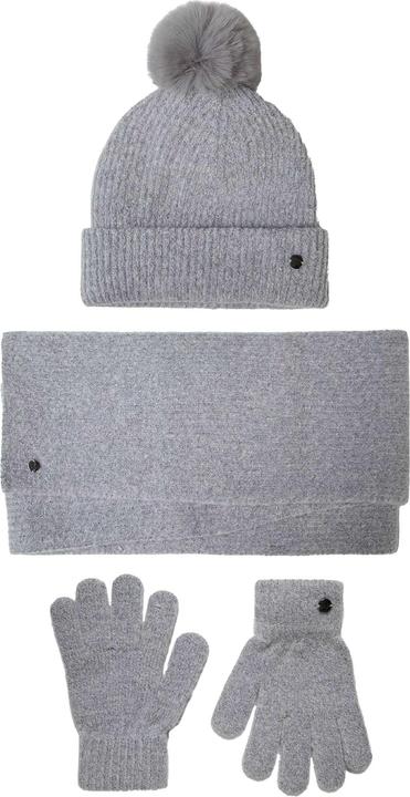 Immagine prodotto Minoti Set Sciarpa Guanti e Cappello A costine Ragazze