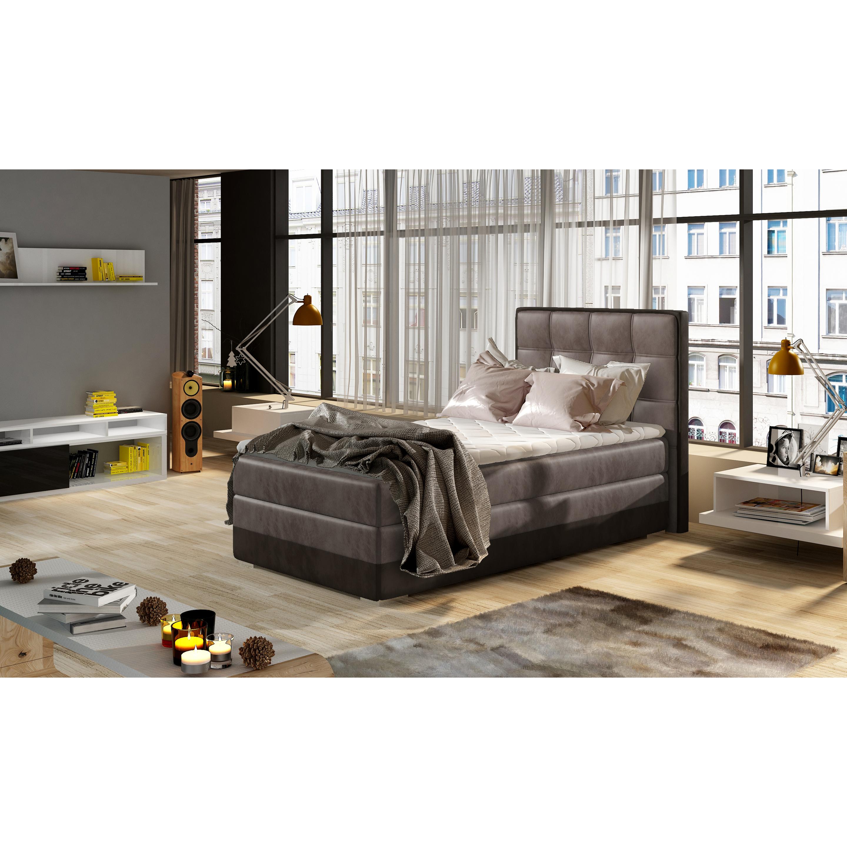 ELTAP, Bett, Aster mit Stauraum (90 x 200 cm)