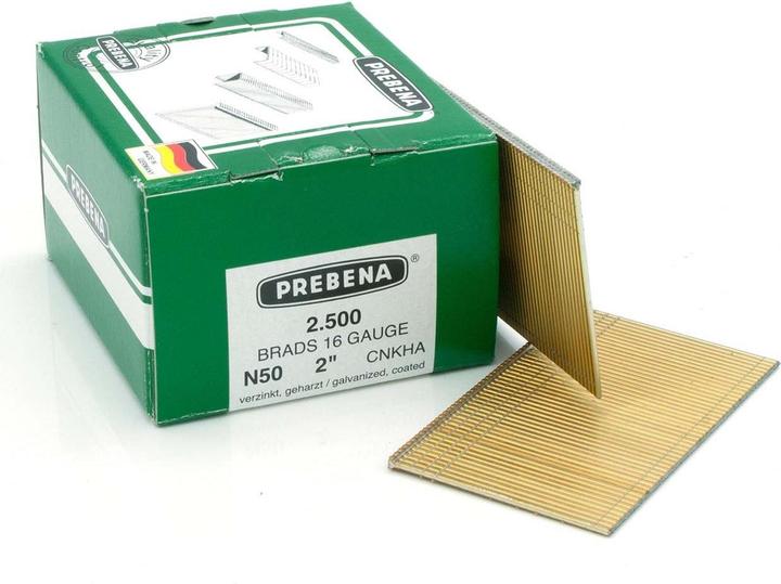 Actual product image Prebena Upset head nails galvanised resinated50 mm