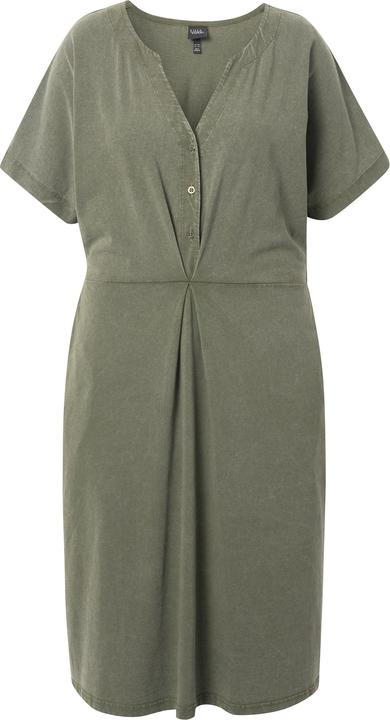 Produktbild Ulla Popken Jerseykleid, A-Linie, Tunika-Ausschnitt, Halbarm (62)