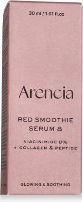Image du produit Arencia Red Collagen + Peptide Smoothie Serum with 8% Niacinamide and Vitamin C (30 ml)