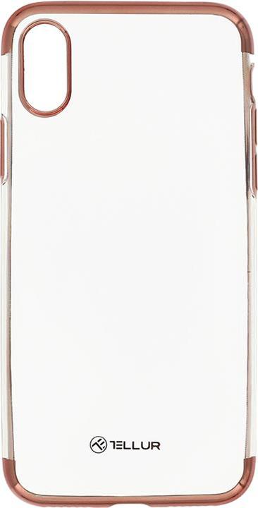 Immagine prodotto Tellur Cover in silicone placcata per iPhone X/XS oro rosa (Apple iPhone X)