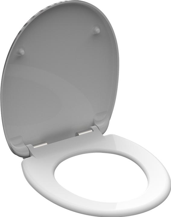 Actual product image Schütte Duroplast WC seat YING&YANG soft-close WC seat 82152 Asian