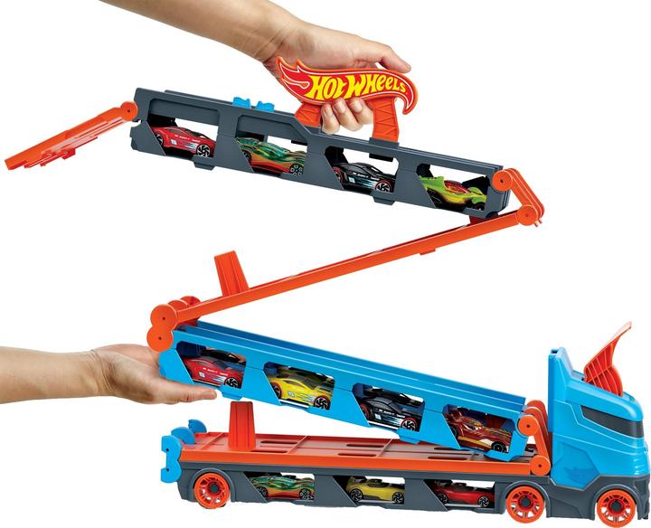 Productafbeelding Hot Wheels 2-in-1 Rennbahn-Transporter