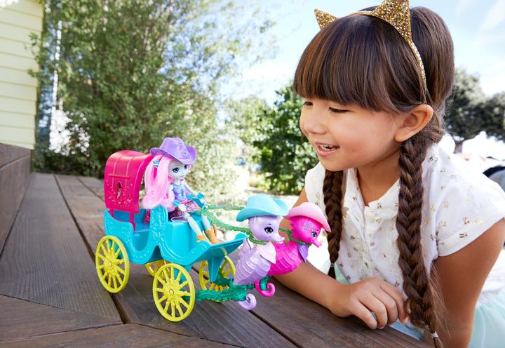 Actual product image Enchantimals Seahorse Carriage Play Set