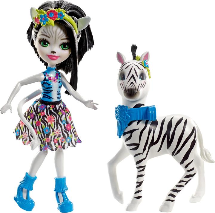 Actual product image Enchantimals Zelena Zebra theme pack