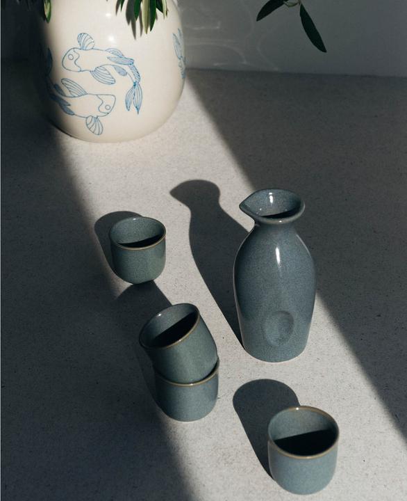 Produktbild Esmée Sake Set "Tsuki" Keramik mit Krug und 4 Bechern (300 ml, 1 x)