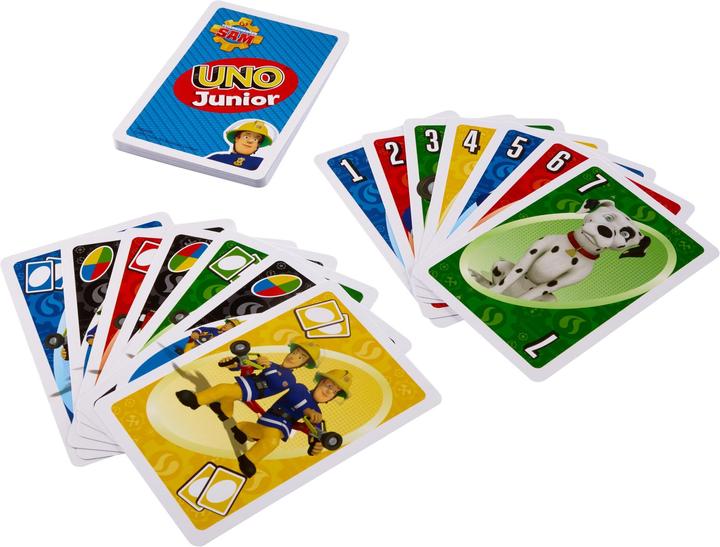 Produktbild Mattel Games UNO Junior Feuerwehrmann Sam (Deutsch, Englisch, Französisch, Italienisch)