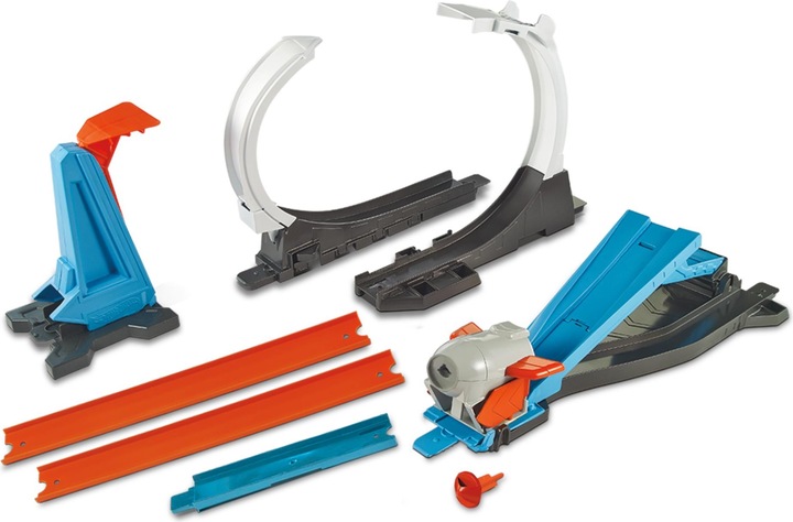 Actual product image Hot Wheels Stunt Builder Rocket Launch Challenge