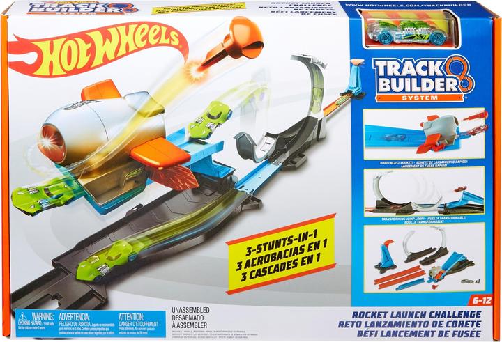 Actual product image Hot Wheels Stunt Builder Rocket Launch Challenge