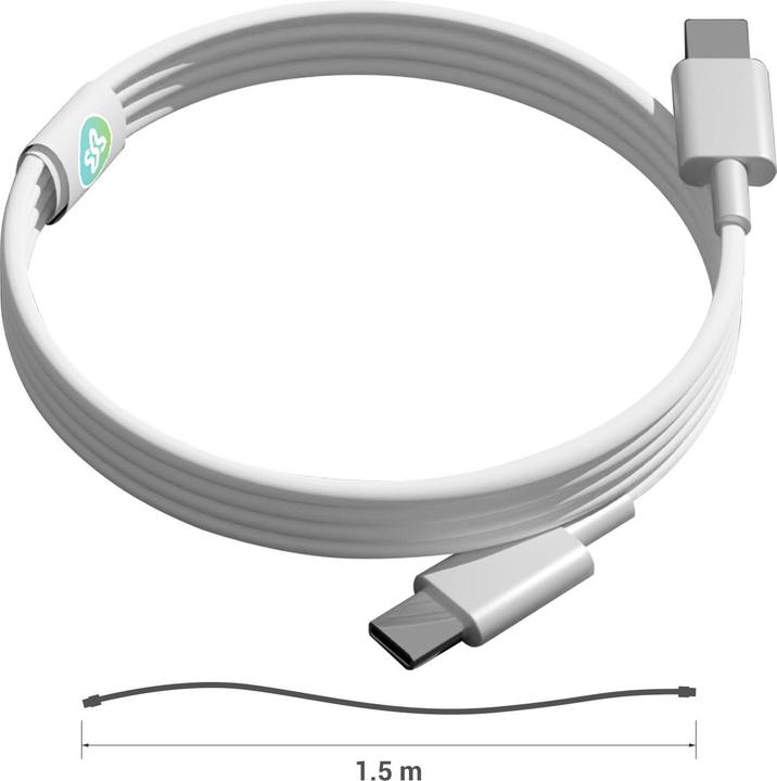 Actual product image Ideoon USB-C Ladekabel, PD, 1,5 m, 3er-Set (1.50 m, 20 W)