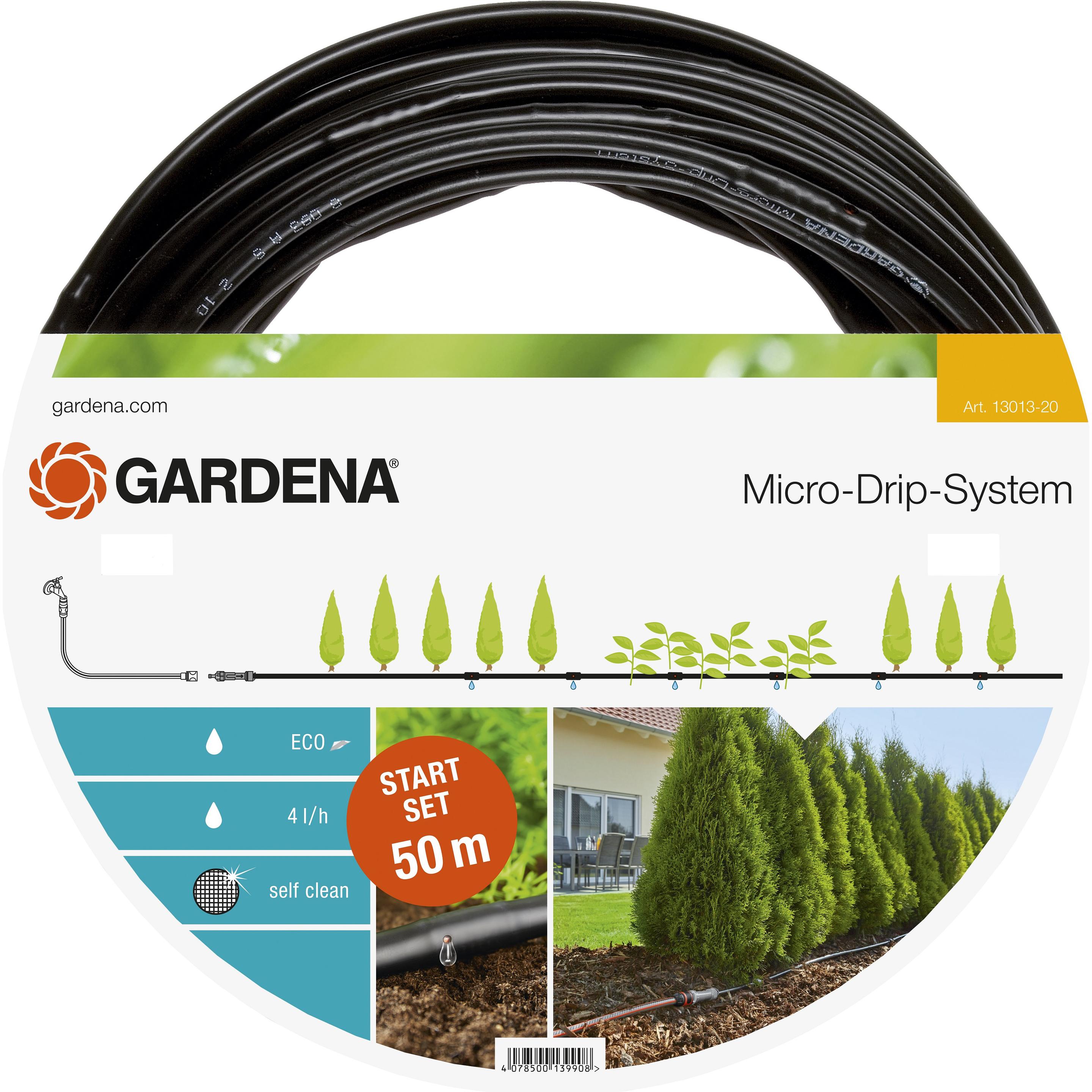 Gardena, Bewässerungssystem, MDS Start-Set Pflanzreihen L (Tropfbewässerung Set)