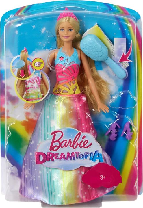 Productafbeelding Barbie Dreamtopia Rainbow Kingdom - Magisch haarspel prinses
