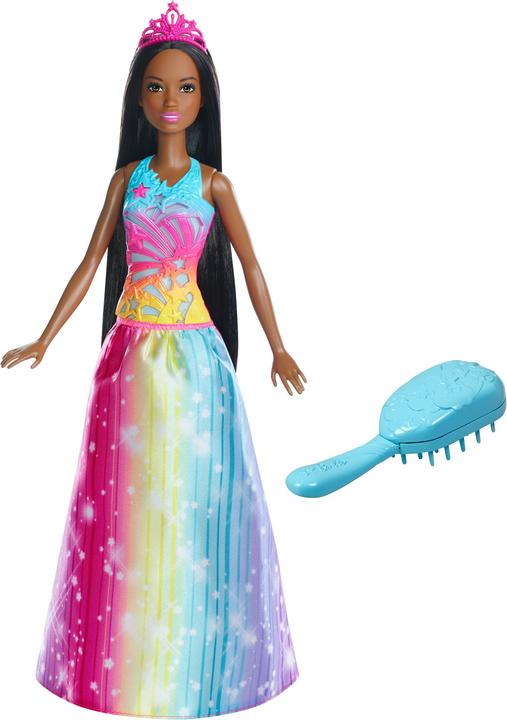 Produktbild Barbie Dreamtopia Regenbogen-Königreich Magische Haarspiel-Prinzessin (brünett)