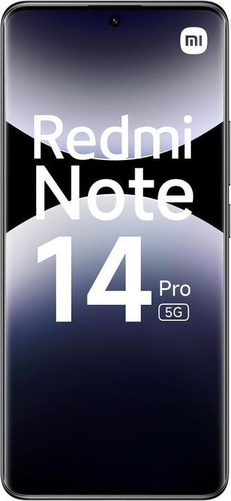 Actual product image Xiaomi Redmi Note 14 Pro 5G (256 GB, Midnight Black, 6.67", Dual SIM, 200 Mpx, 5G)
