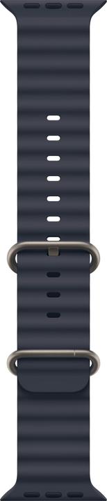 Apple Ocean Band Natural Titanium Finish (49 mm, Fluoroélastomère, Apple Watch Ultra2)