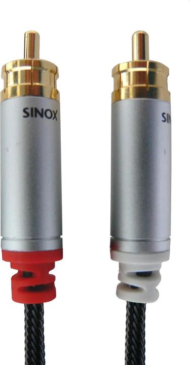Produktbild Sinox Phono kabel. 1,5m. Sort (1.50 m, Cinch Kabel)