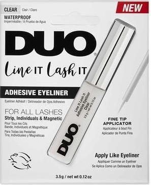 Actual product image Field + Wander ARDELL DUO Line It Lash It Clear Transparent Eyelash Glue for False Eyelashes 3.5g (Artificial eyelashes)