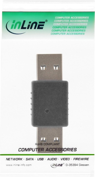 Actual product image InLine USB 3.0 adapter, plug A to plug A (USB 3.0)