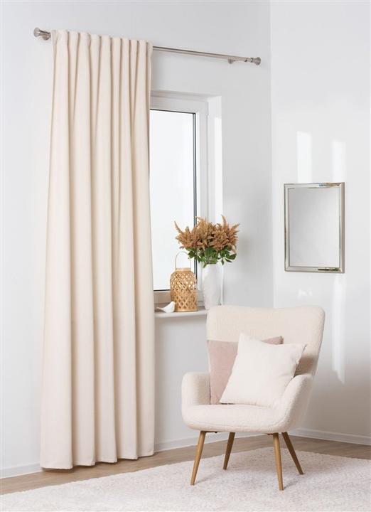 Actual product image Domoletti Night curtain MILA, cream, 140 cm x 260 cm (140 x 260 cm)