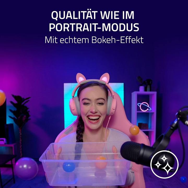 Produktbild Razer Ultra 4K Webcam mit UHDR, AI-Autofokus und Lichtsensor für Content-Erstellung und Streaming (8.85 Mpx)