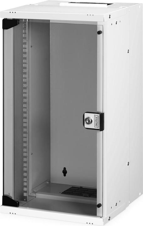 Produktbild Digitus 10" 12HE Wandgehäuse, SOHO PRO 591 x 316 x 298 mm, grau (12 HE, 10 Zoll Rack)
