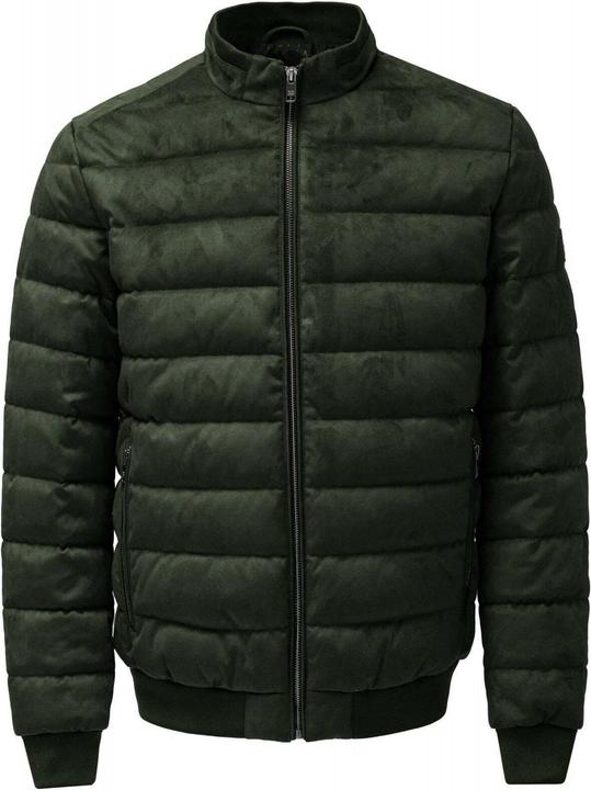 Produktbild Salsa Jeans Steppjacke Suede Puffer Bomber Jacket (M)