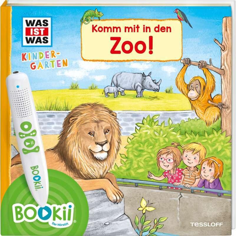 BOOKii WAS IST WAS Kindergarten Komm mit in den Zoo, Kinderbücher von Andrea Weller-Essers, Benjamin Schreuder