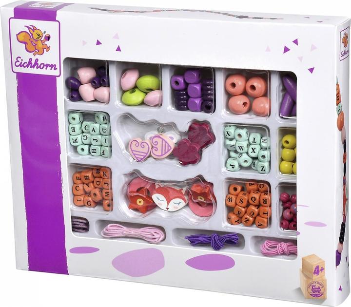 Actual product image Eichhorn Wooden bead set