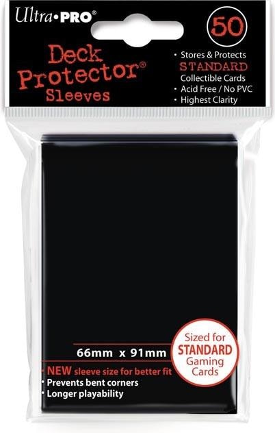 Ultra Pro Deck Protector Card Sleeves Solid Black (50)