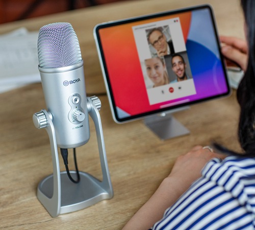 Image du produit Boya BY-PM700SP Microphone de table à condensateur