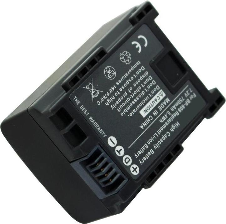 Actual product image AccuCell Akku Canon BP-808 (Camera battery)