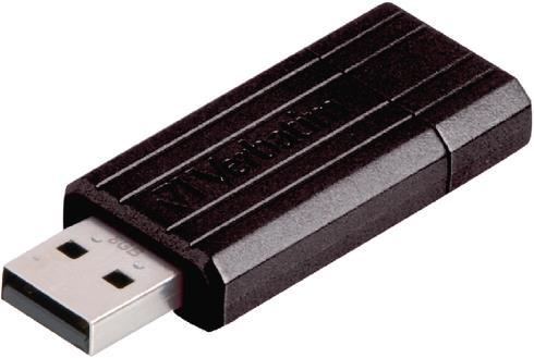 Actual product image Verbatim PinStripe 5-pack bulk USB 2.0 version (32 GB, USB-A)