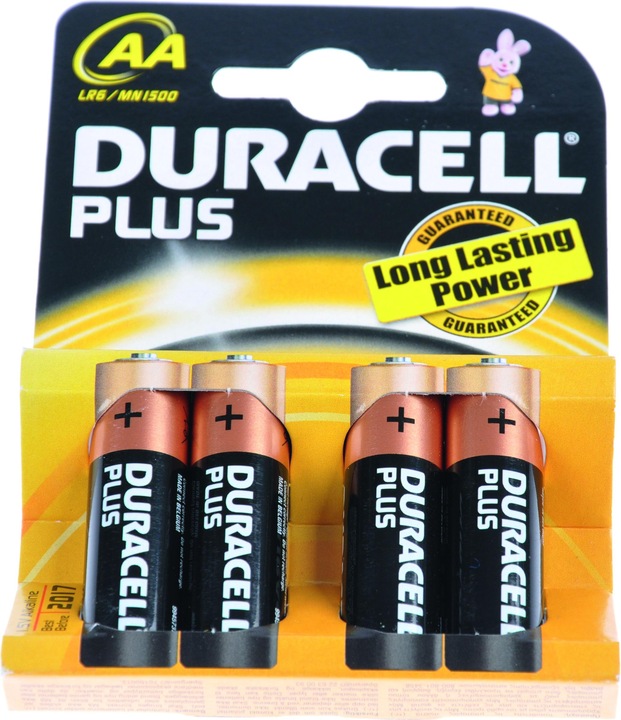 Produktbild Duracell Plus (4 Stk., AA, 2600 mAh)