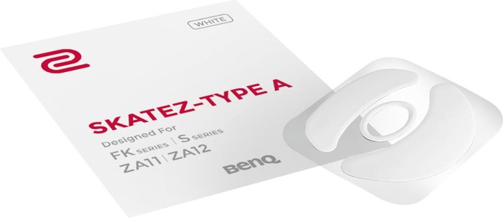 Immagine prodotto BenQ Piedini per mouse Zowie Skatez tipo A bianchi per la serie FK e il mouse ZA11 ZA12, in teflon