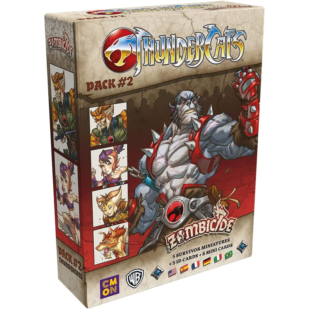 Cmon CMND1223 - Zombicide - Thundercats Pack 2, Brettspiel, für 1-6 Spieler, ab 14 Jahr (Erweiterung) (Englisch, Deutsch...