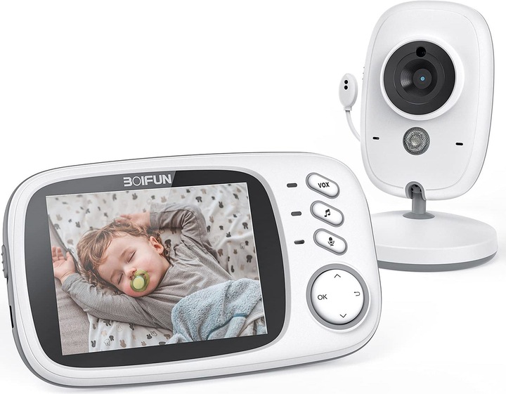 Image du produit Boifun Babyphone avec caméra (Vidéo et audio, 260 m)
