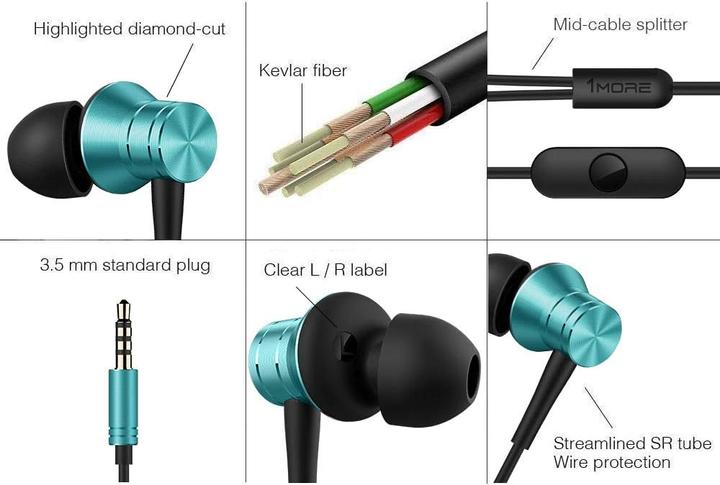 Produktbild 1More Ausines HEADSET PISTON FIT IN-EAR / E1009-BLUE (Kabelgebunden)