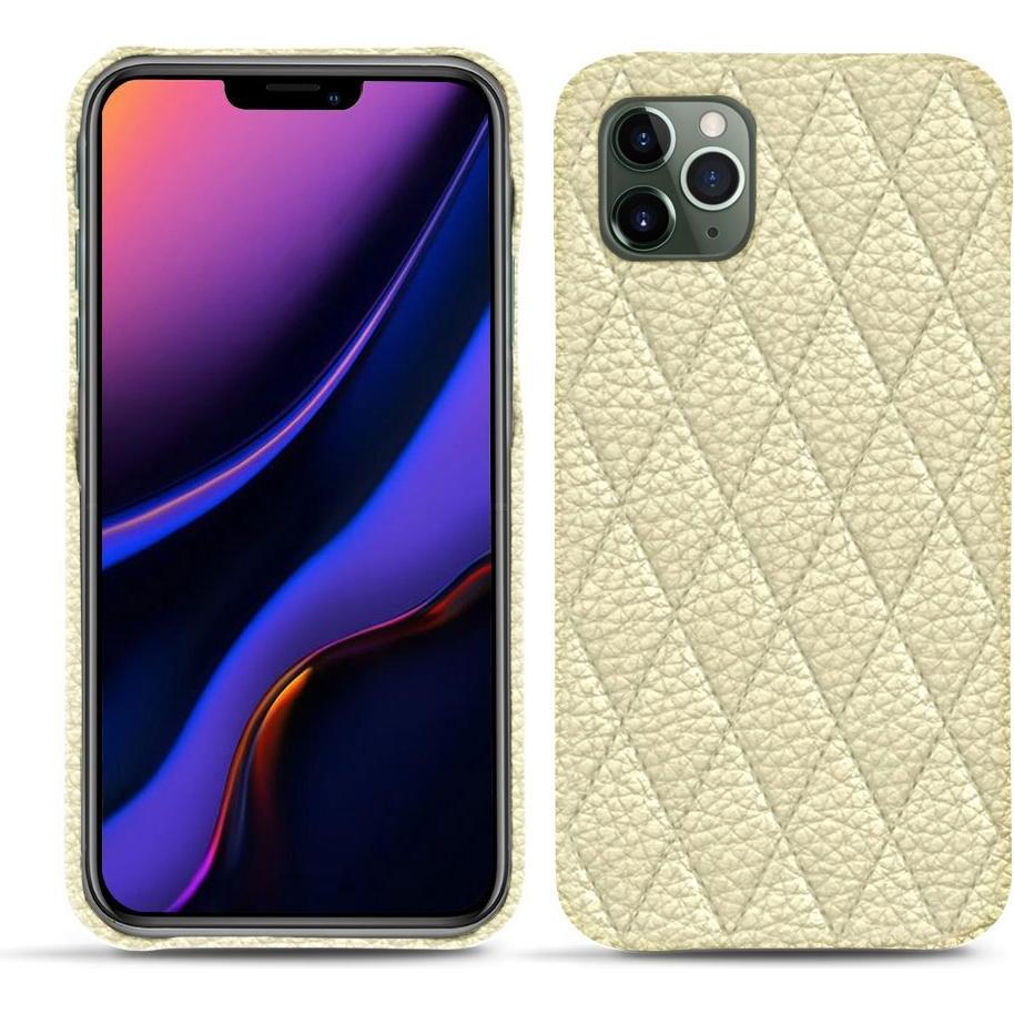 Noreve Lederschutzhülle (Apple iPhone 11 Pro), Smartphone Hülle, Weiss