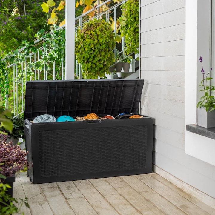 Actual product image Keter Storage box Samoa, colour anthracite, 270l